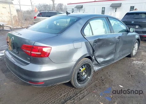 2015 Volkswagen Jetta 2.0L Tdi Se из США, поврежденный, VIN 3VW3A7AJXFM290051